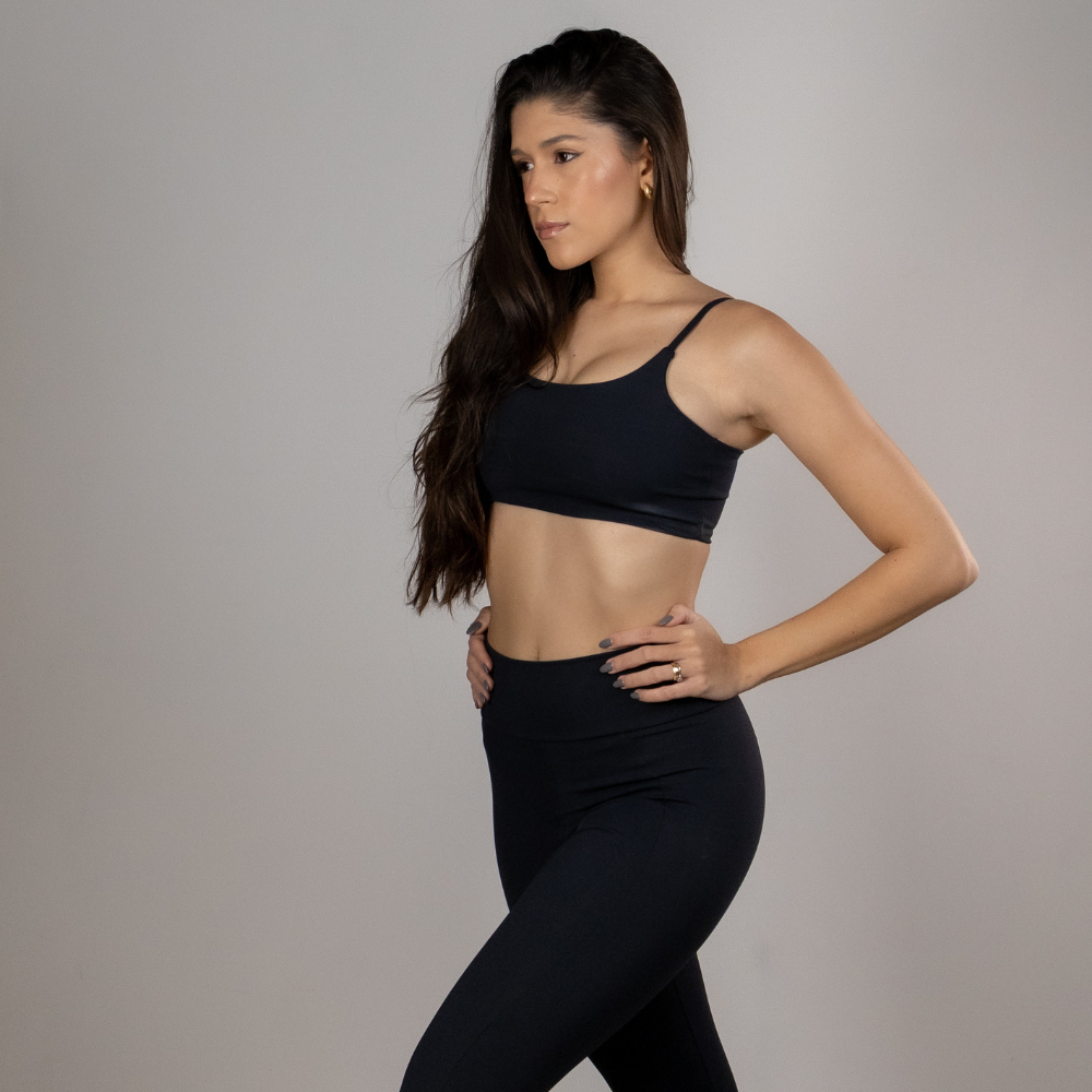 Conjunto Preto Palms